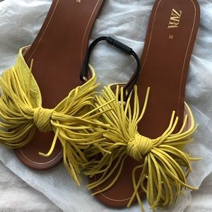 Zara Flat Slide Sandals